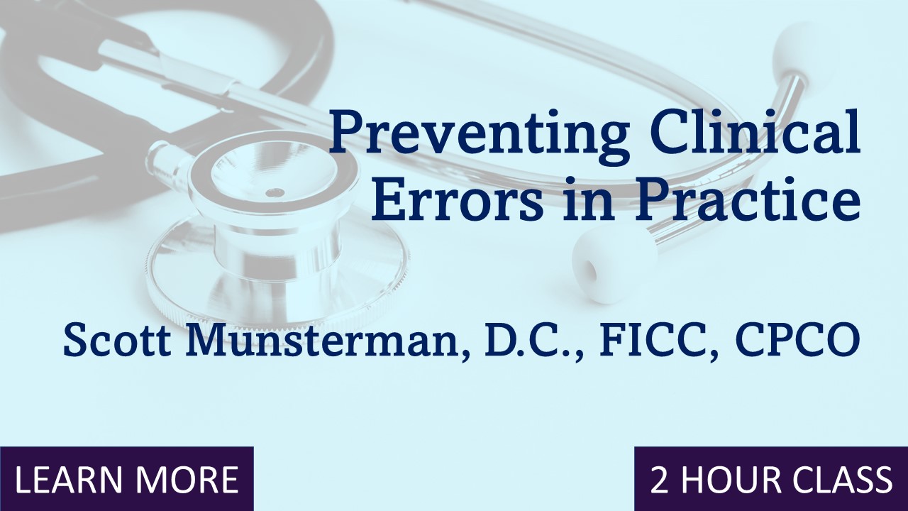Preventing Clinical Errors in Practice